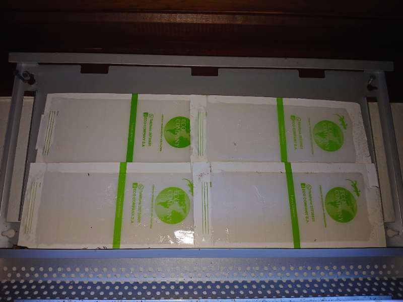 New adhesive sheets installed in a UV light trap