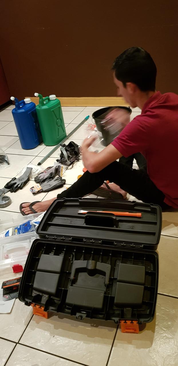 Armando el primer kit de trabajo en la casa
